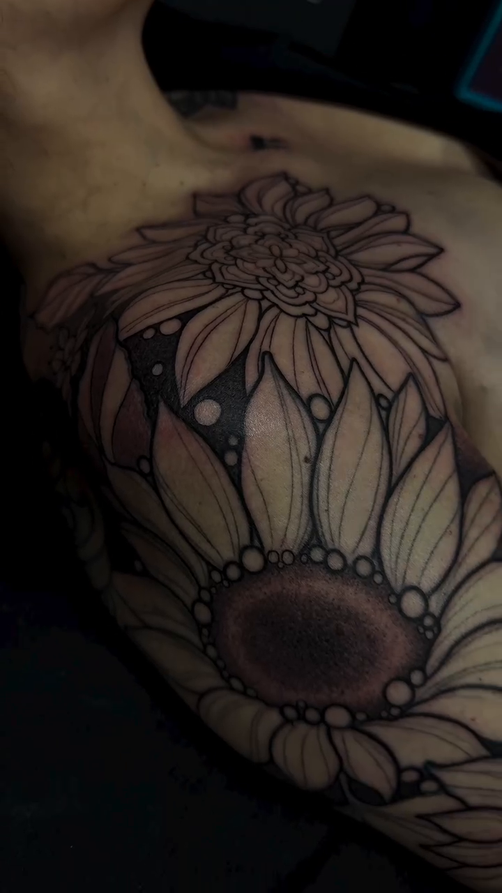 Tattoo by @m2thebtattoos — neo_traditional, black_and_grey