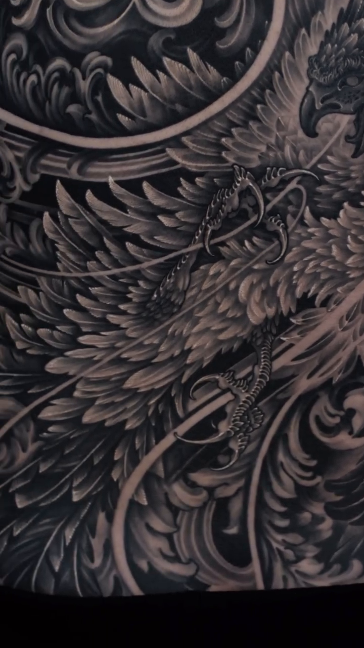 Tattoo by @eugenetattoo — japanese_irezumi, black_and_grey