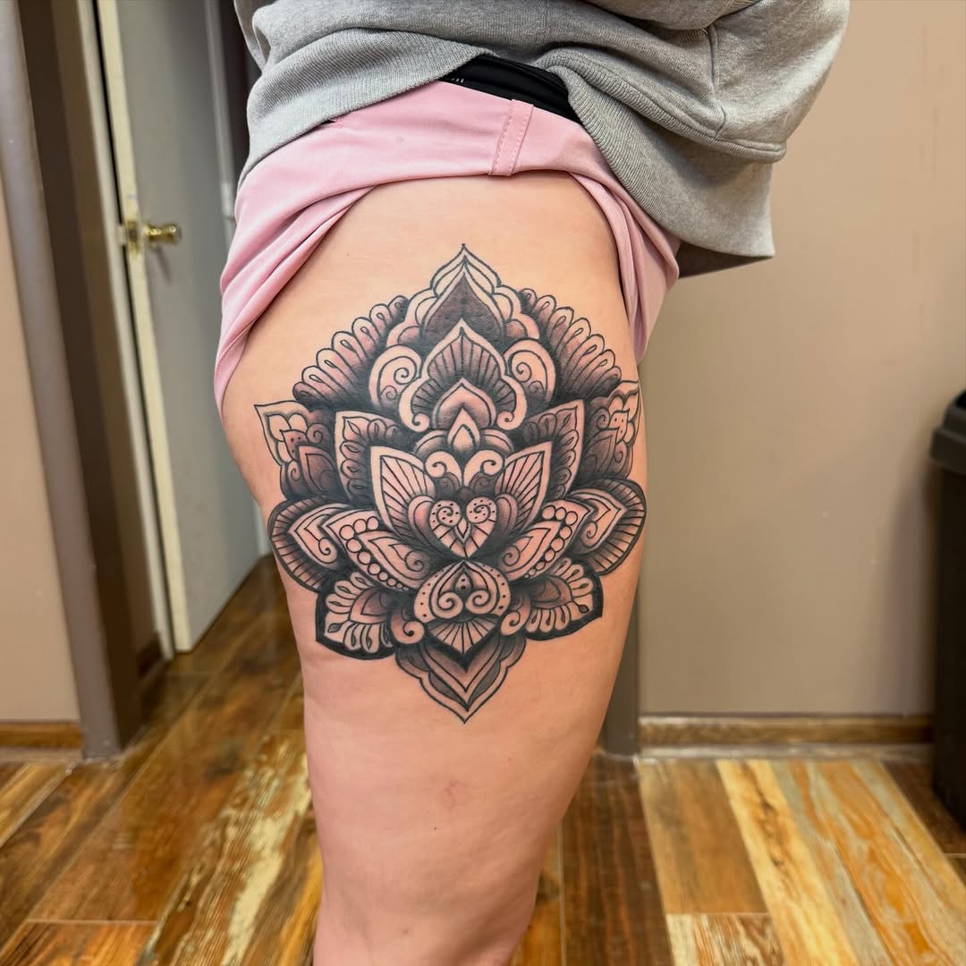 Tattoo by @keely_savage — geometric, ornamental
