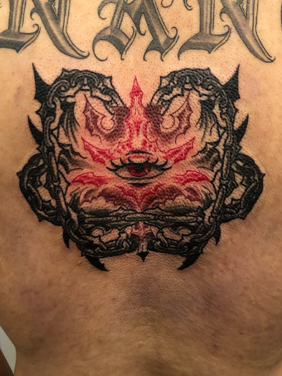 Tattoo by @aidabtattoo — blackwork, dark_realism