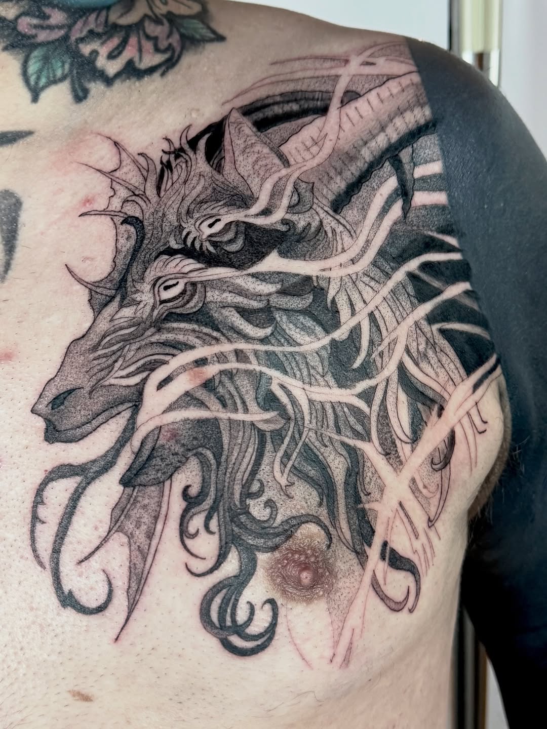 Tattoo by @needlerelic_tattoo — blackwork