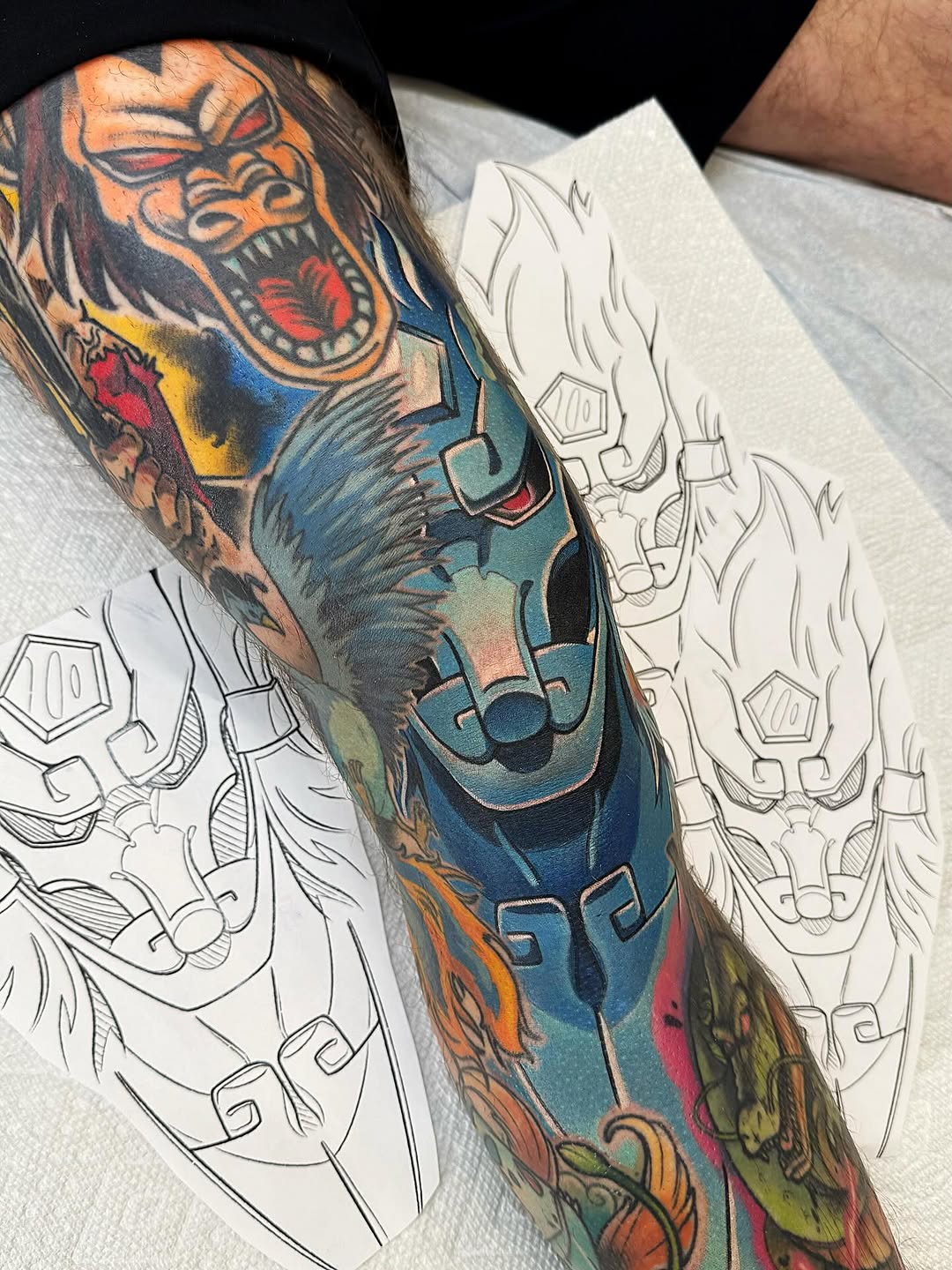 Tattoo by @chrismesitattoo โ anime