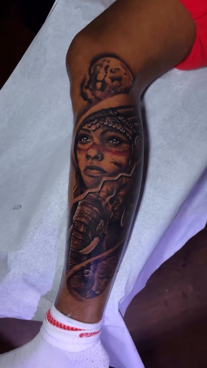Tattoo by @remy_inknart — realism, black_and_grey