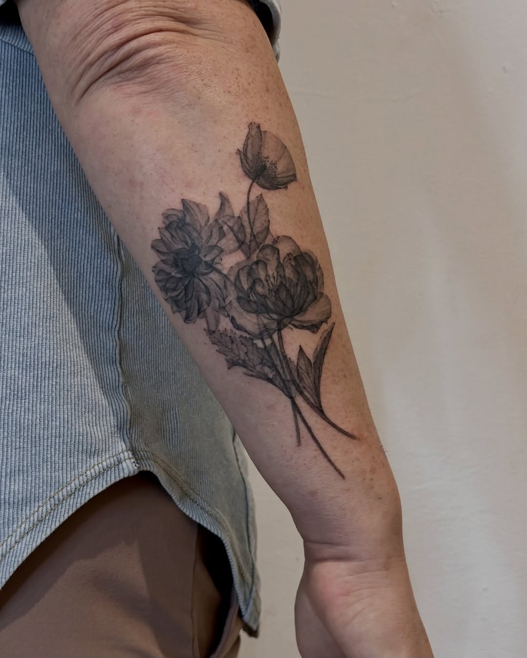 Tattoo by @heeyatattoo — fine_line, black_and_grey
