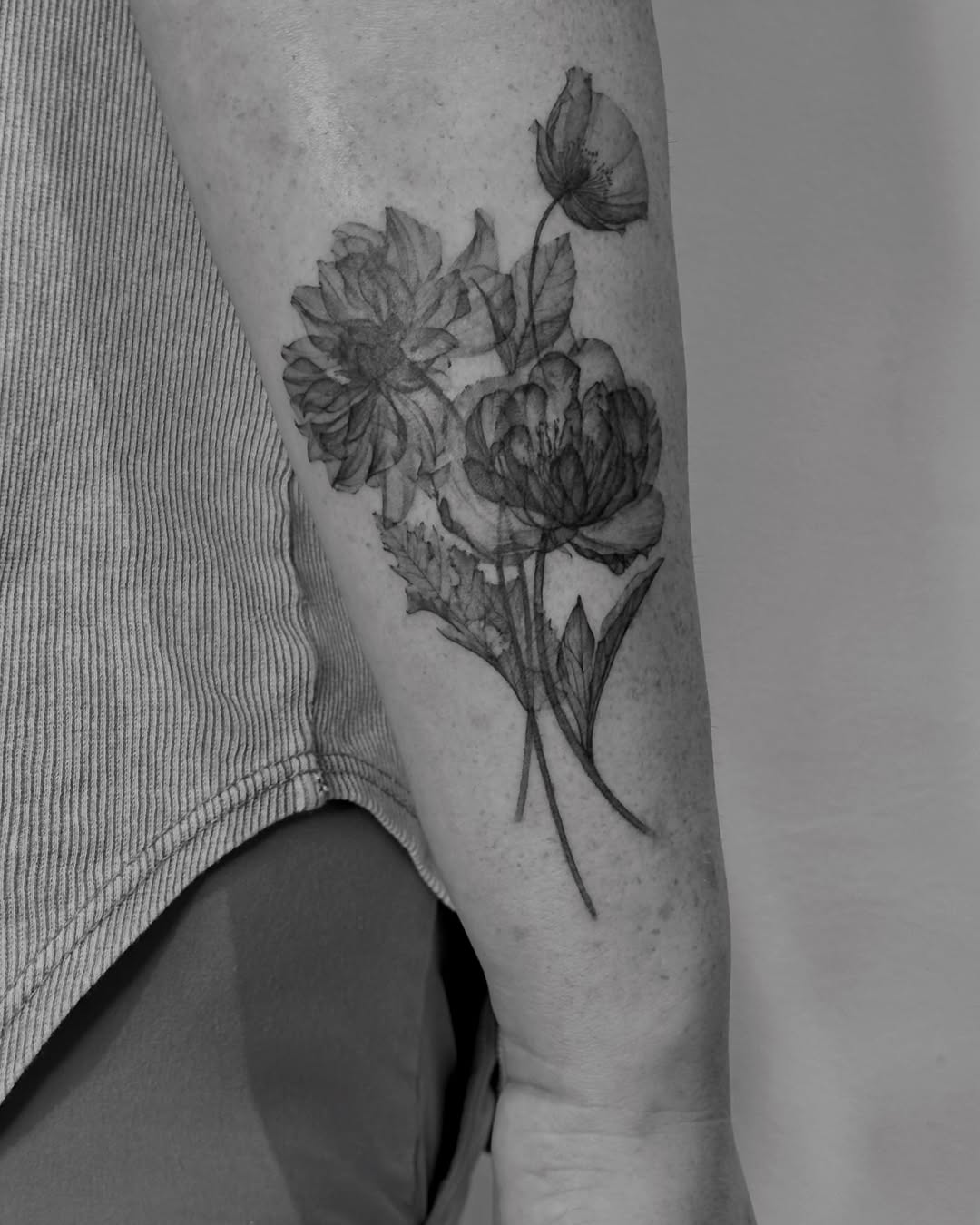 Tattoo by @heeyatattoo — black_and_grey, realism