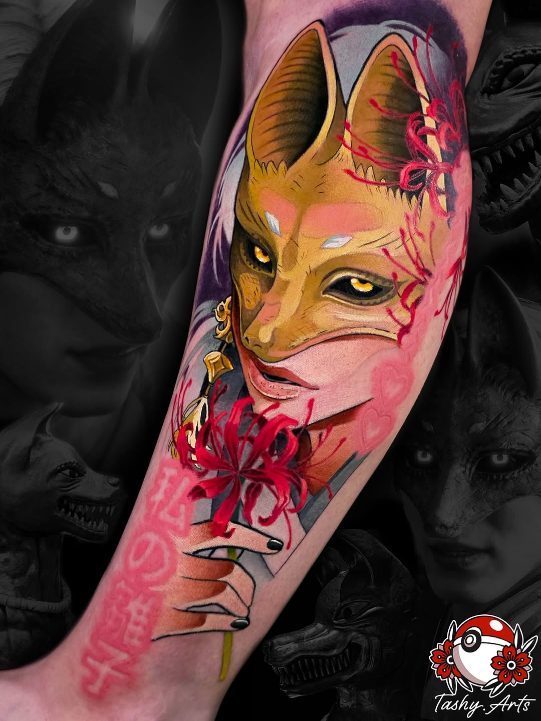 Tattoo by @tashy.arts — realism, japanese_irezumi