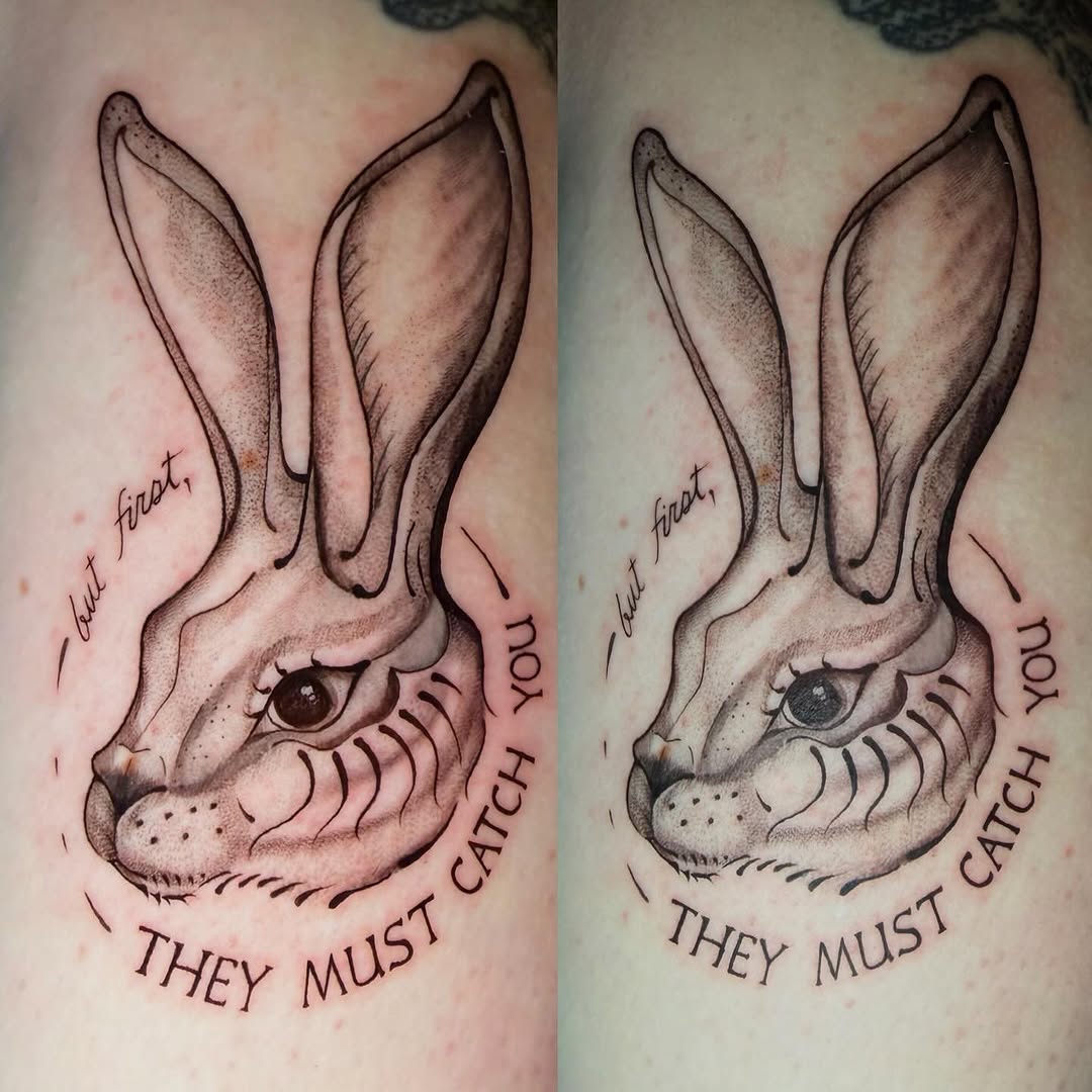 Tattoo by @piss.tats — black_and_grey, illustrative