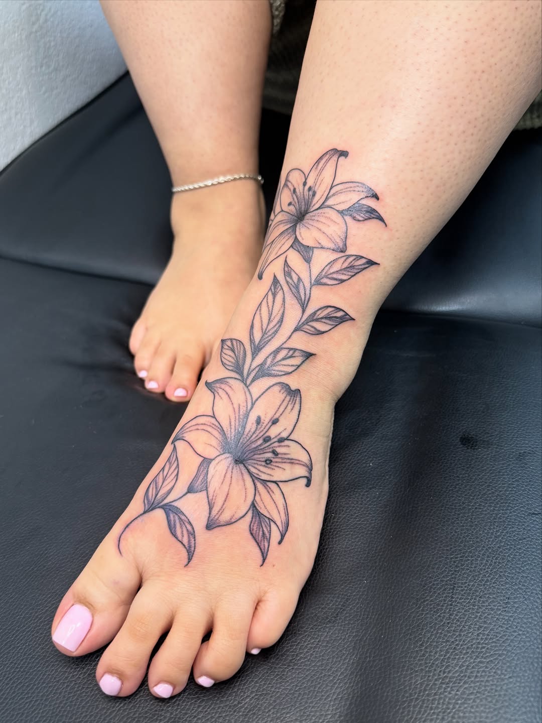 Tattoo by @badjasstattoos — black_and_grey