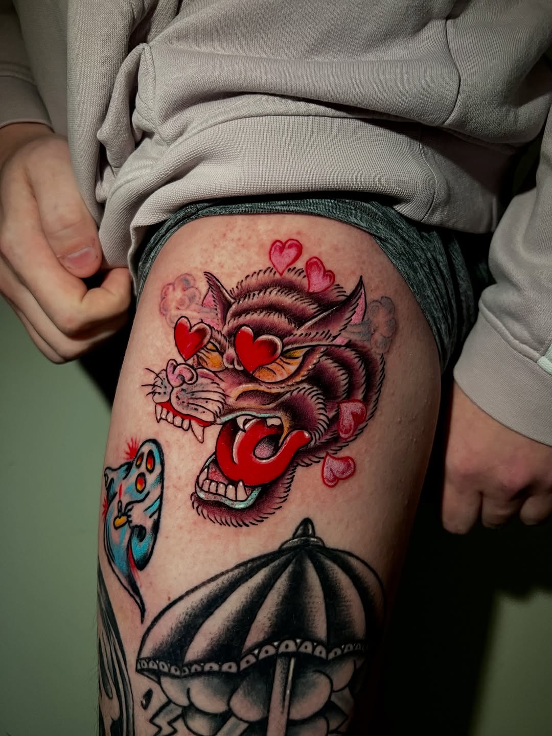 Tattoo by @tatsbysass — american_traditional, neo_traditional