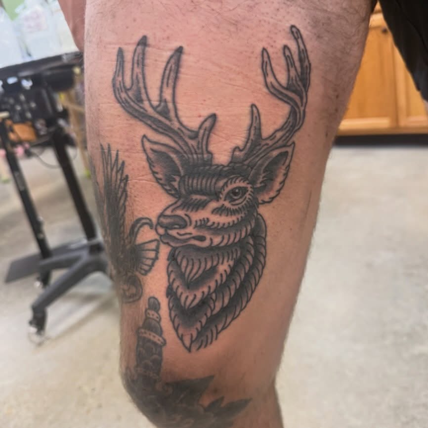 Tattoo by @hector_sinkorswim — american_traditional, black_and_grey