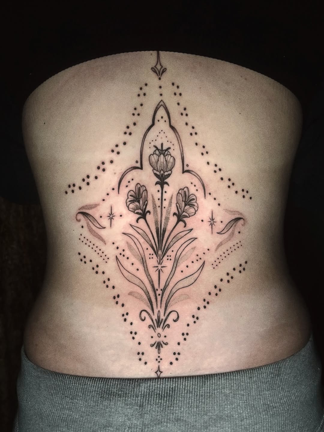 Tattoo by @witching.hourrr โ dotwork, ornamental