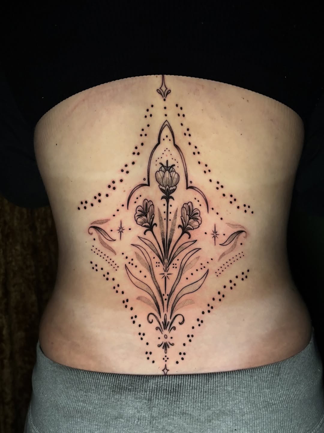 Tattoo by @witching.hourrr โ ornamental, dotwork