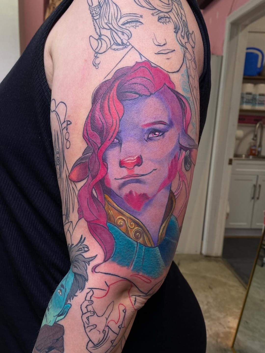 Tattoo by @kaitlin.tattoos — realism, illustrative