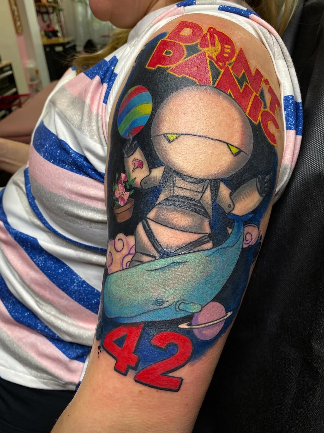 Tattoo by @kaitlin.tattoos — illustrative, new_school