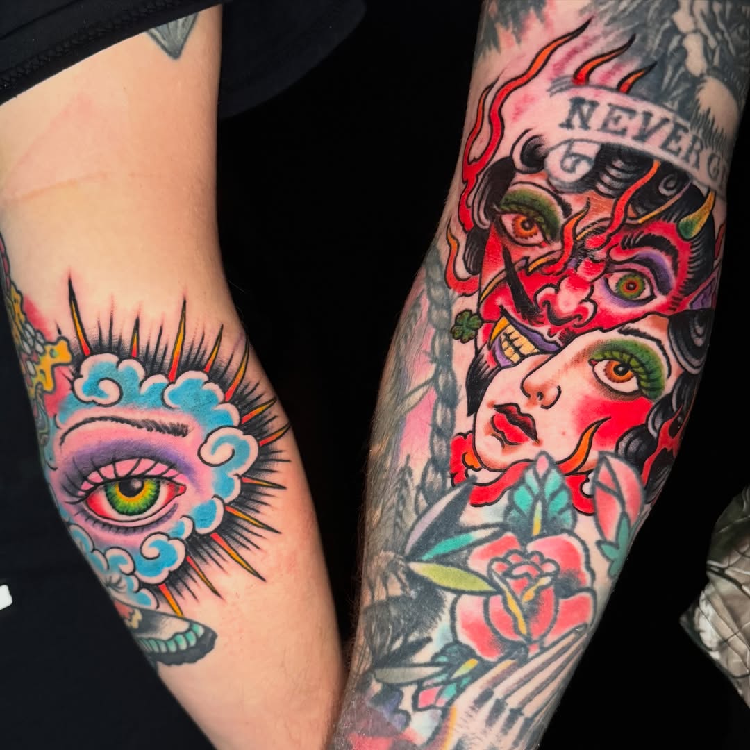 Tattoo by @leifhansentattooer — american_traditional, illustrative