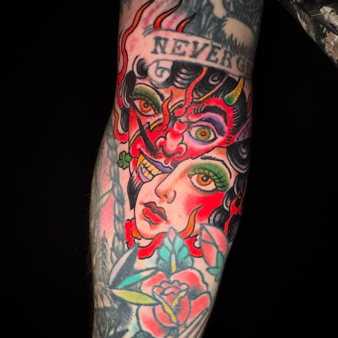 Tattoo by @leifhansentattooer — american_traditional, illustrative