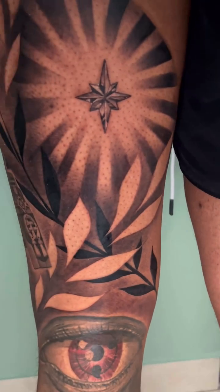 Tattoo by @art_by_quindeelmitchell — black_and_grey, realism