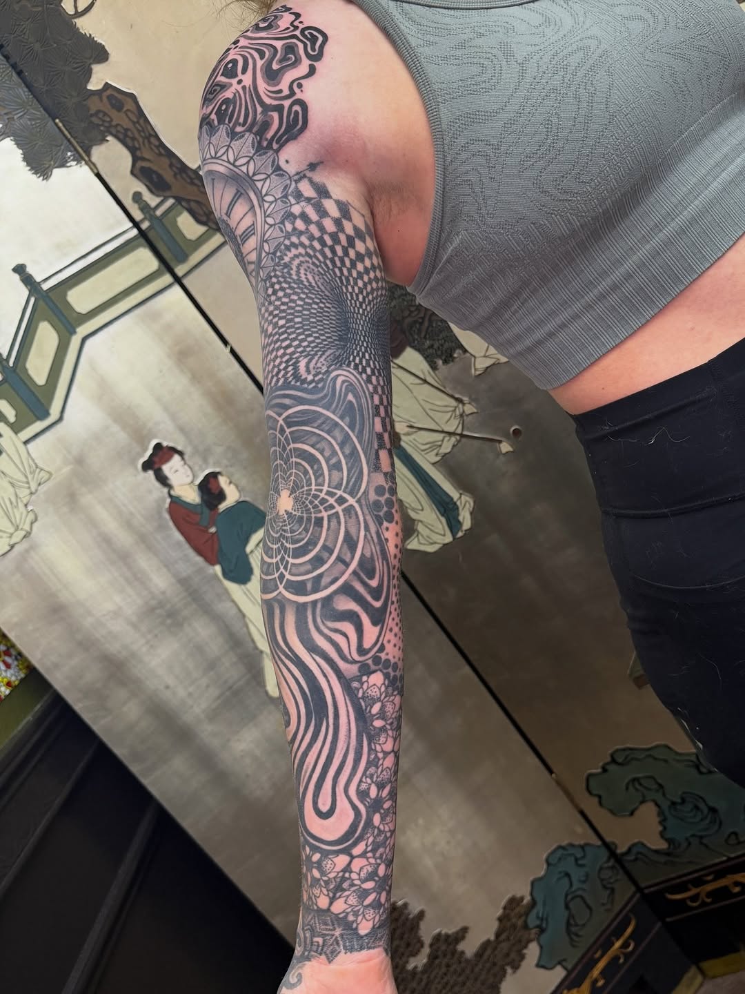 Tattoo by @jaws_the_artist β geometric, blackwork
