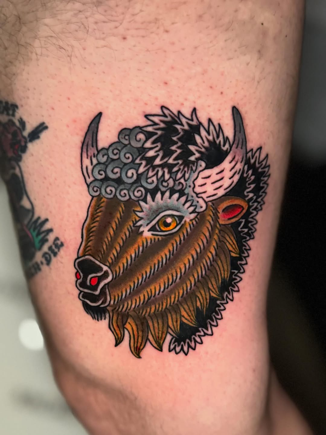 Tattoo by @sethwlkr — american_traditional, illustrative