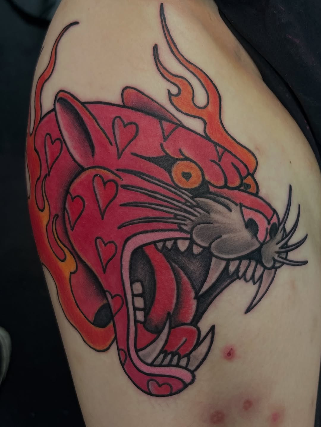 Tattoo by @tat2garrett — neo_traditional, blackwork