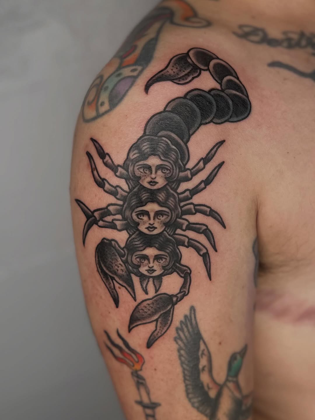 Tattoo by @stabbypain — american_traditional, neo_traditional