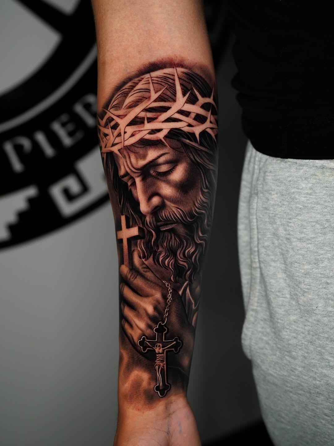 Tattoo by @salvador.tattoos — realism, black_and_grey