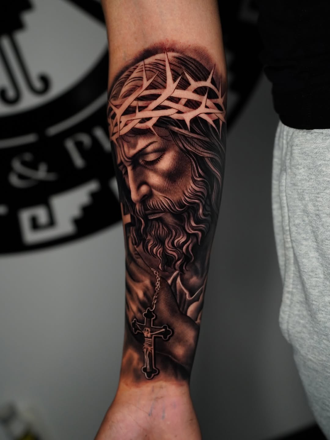 Tattoo by @salvador.tattoos — realism, black_and_grey
