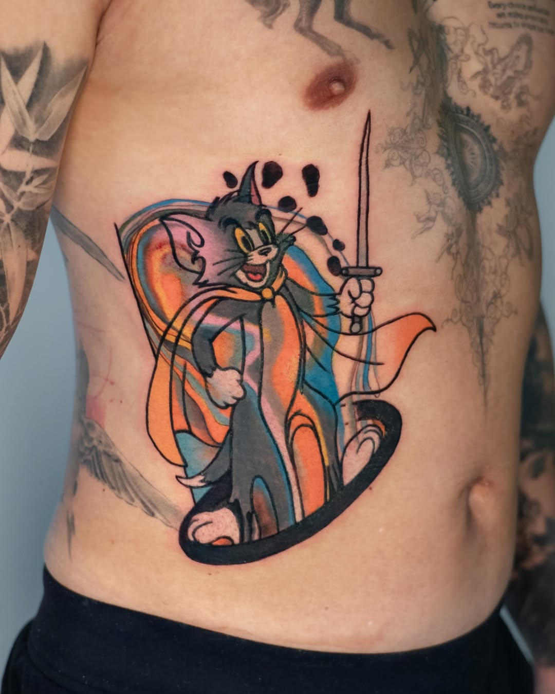 Tattoo by @jaer_tattoo — new_school, trash_polka