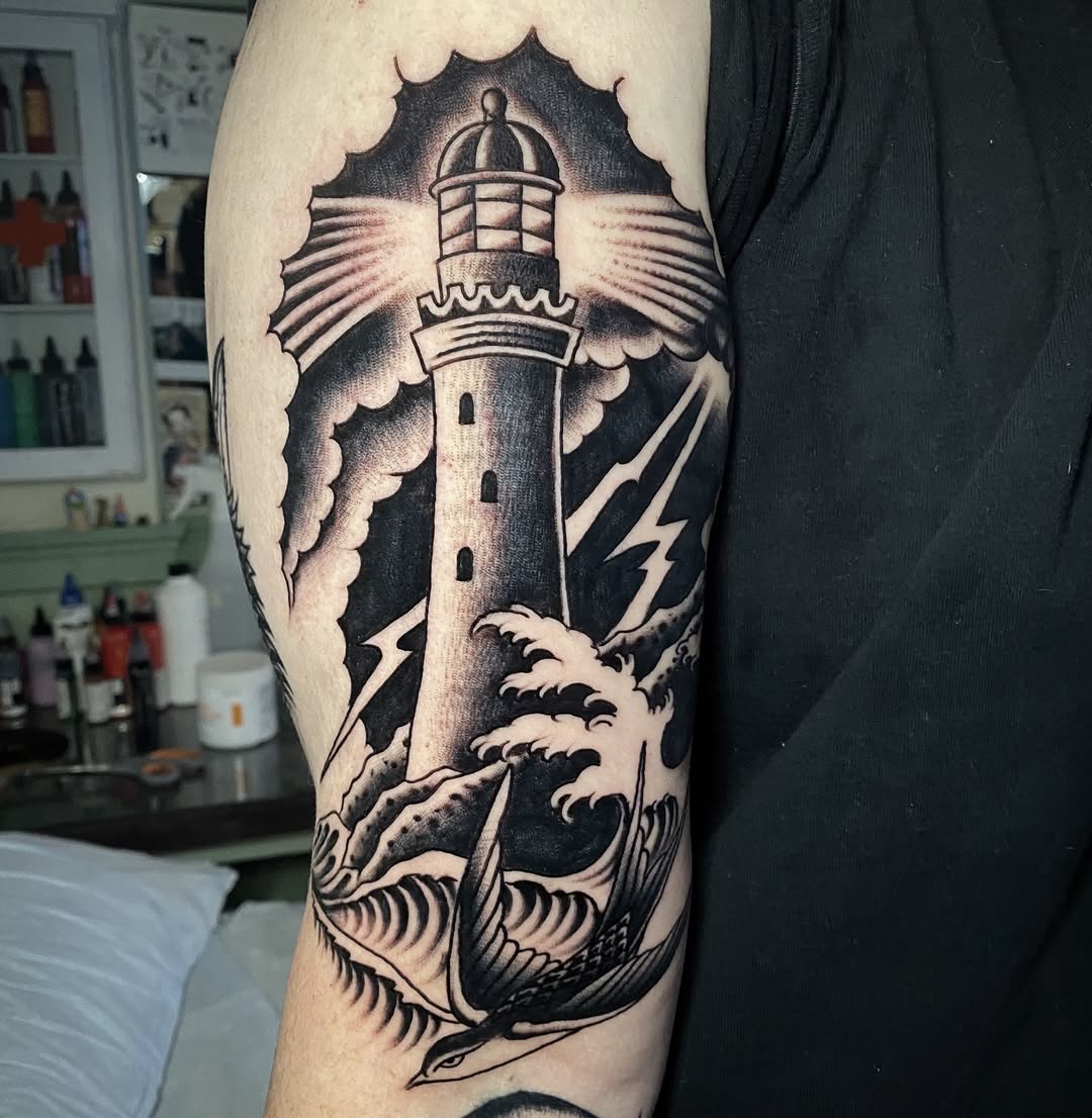 Tattoo by @pavelbrodsky — american_traditional, illustrative
