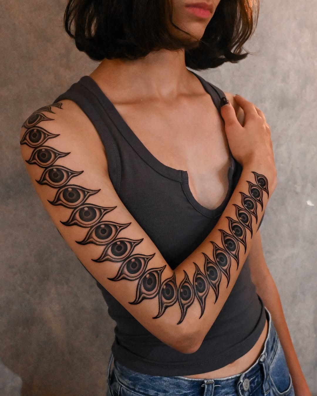 Tattoo by @monkeybob_ttt — black_and_grey, geometric