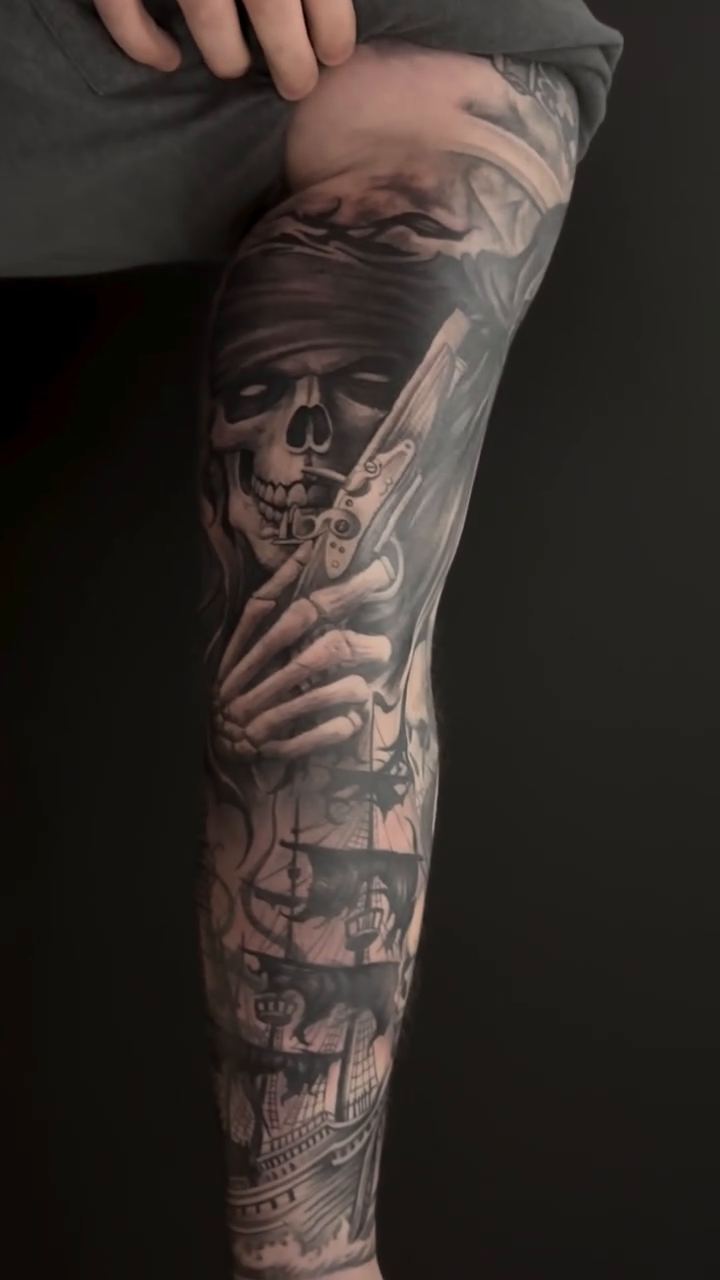 Tattoo by @inkandpaint551 — realism, black_and_grey