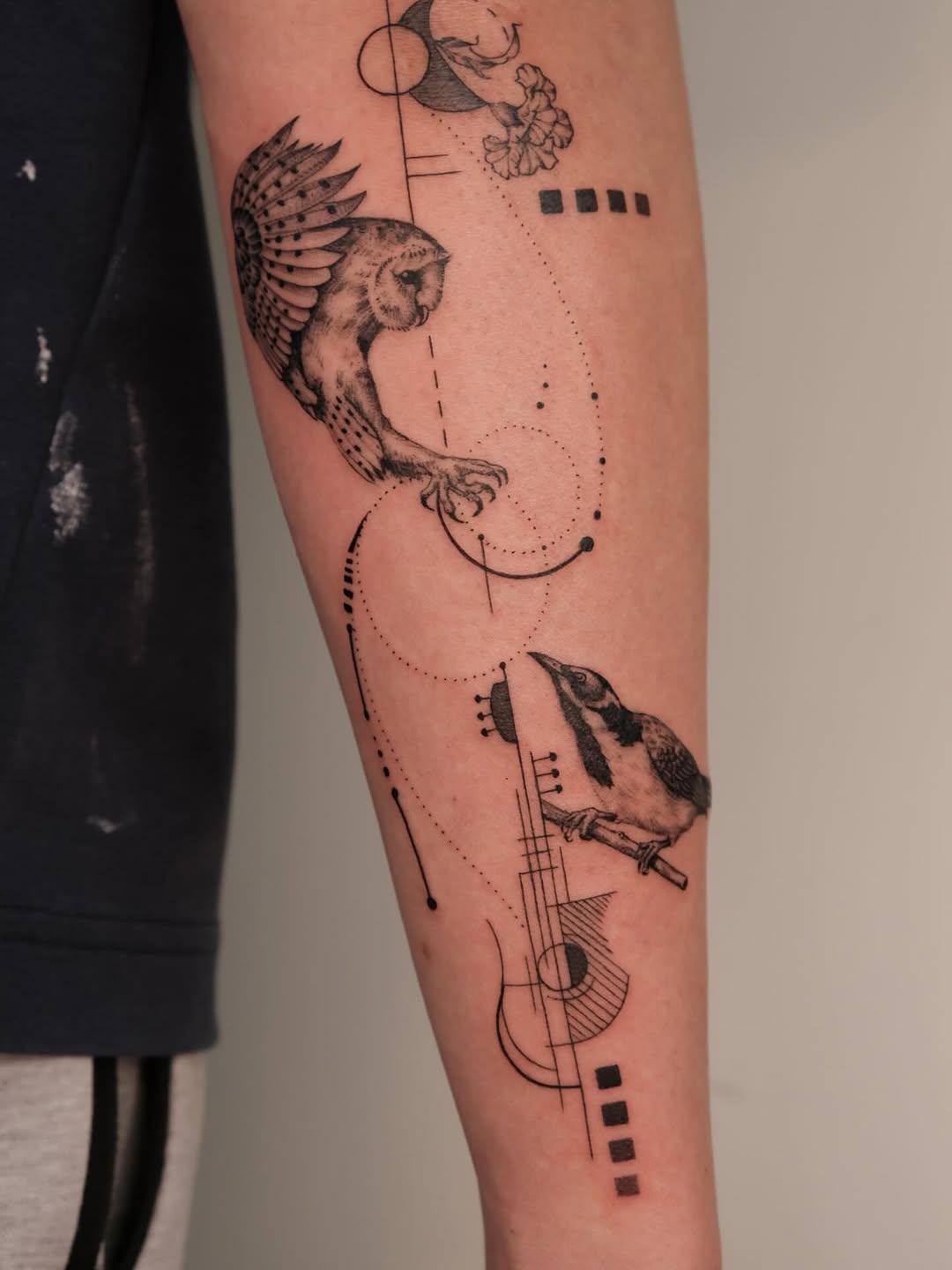 Tattoo by @zaytattoos — illustrative, black_and_grey