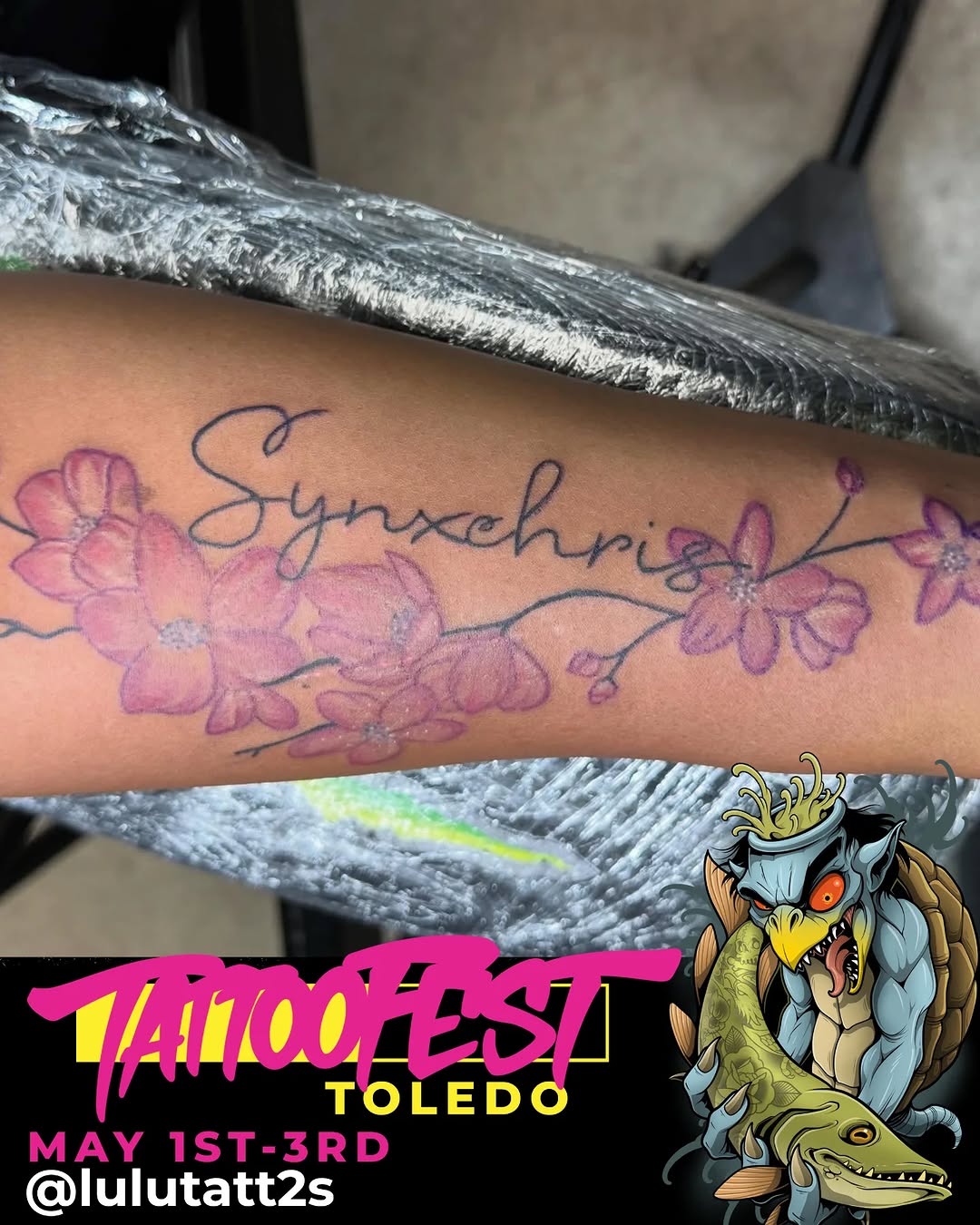 Tattoo by @lulutatt2s — lettering_script, fine_line