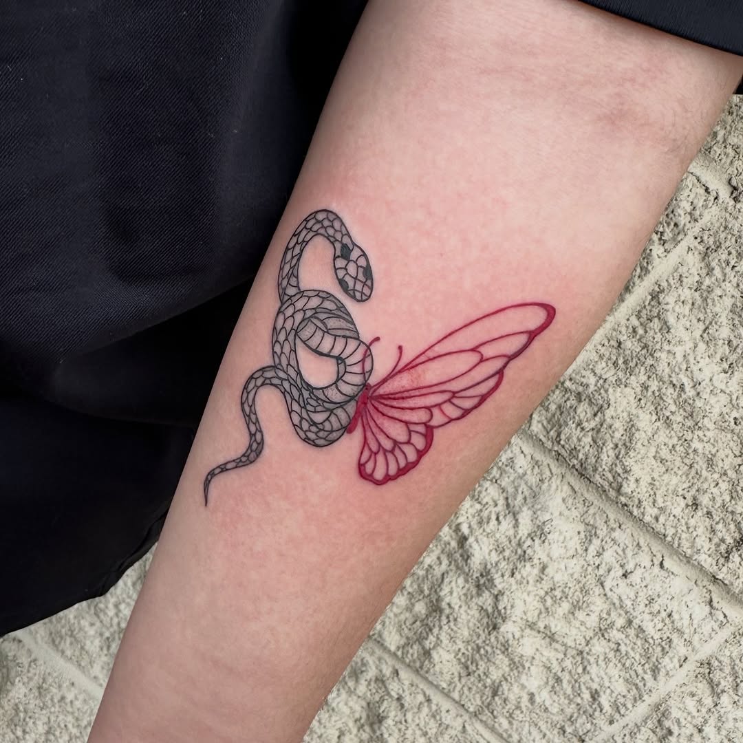 Tattoo by @cookie.inkz — fine_line, black_and_grey