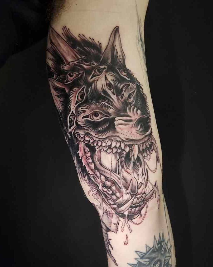 Tattoo by @ryanwiebusch_tattoo β dark_realism, blackwork