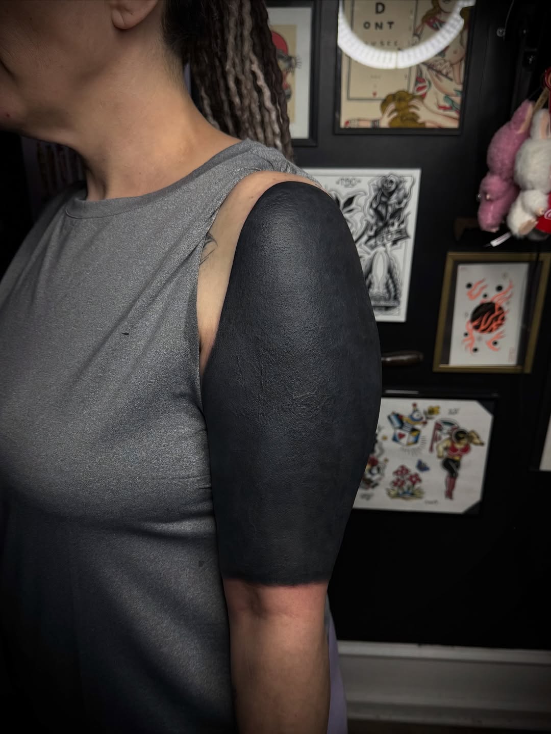 Tattoo by @blvck.trad — blackwork