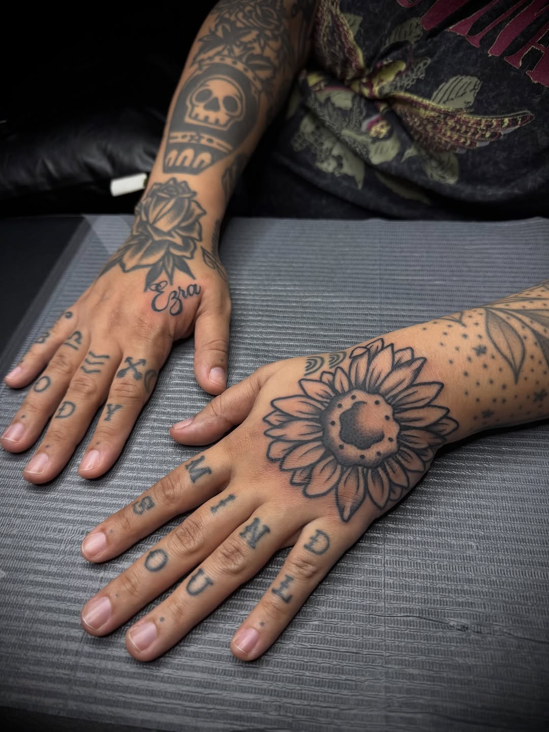 Tattoo by @blvck.trad — black_and_grey, fine_line