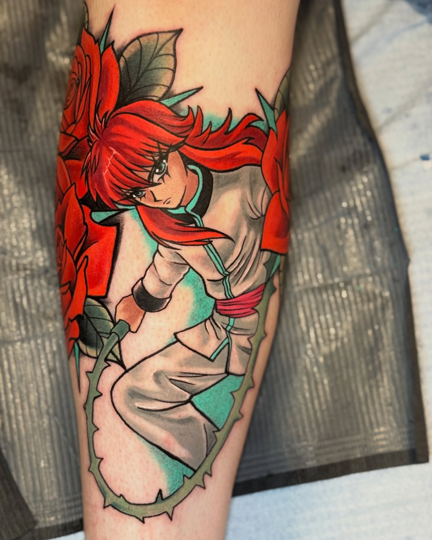 Tattoo by @w33bmachin3 — anime, neo_traditional