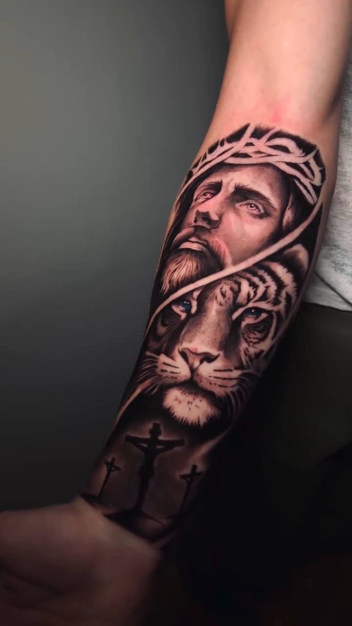 Tattoo work at Villain Arts Nashville Tattoo Convention 2026