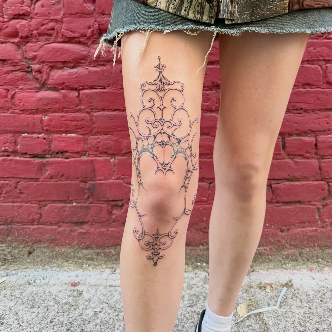 Tattoo by @fairygodfather.ink — ornamental, fine_line