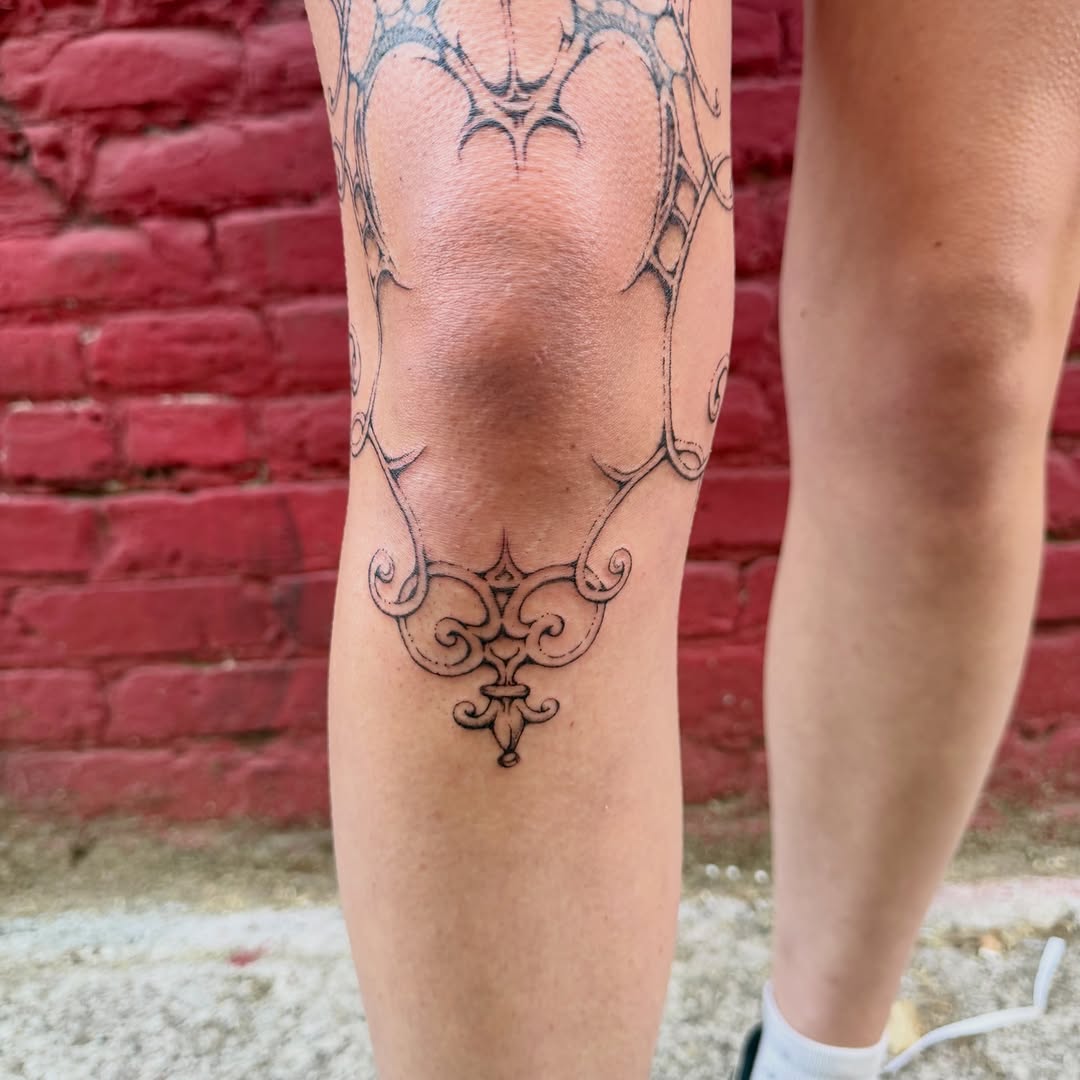 Tattoo by @fairygodfather.ink — ornamental, fine_line