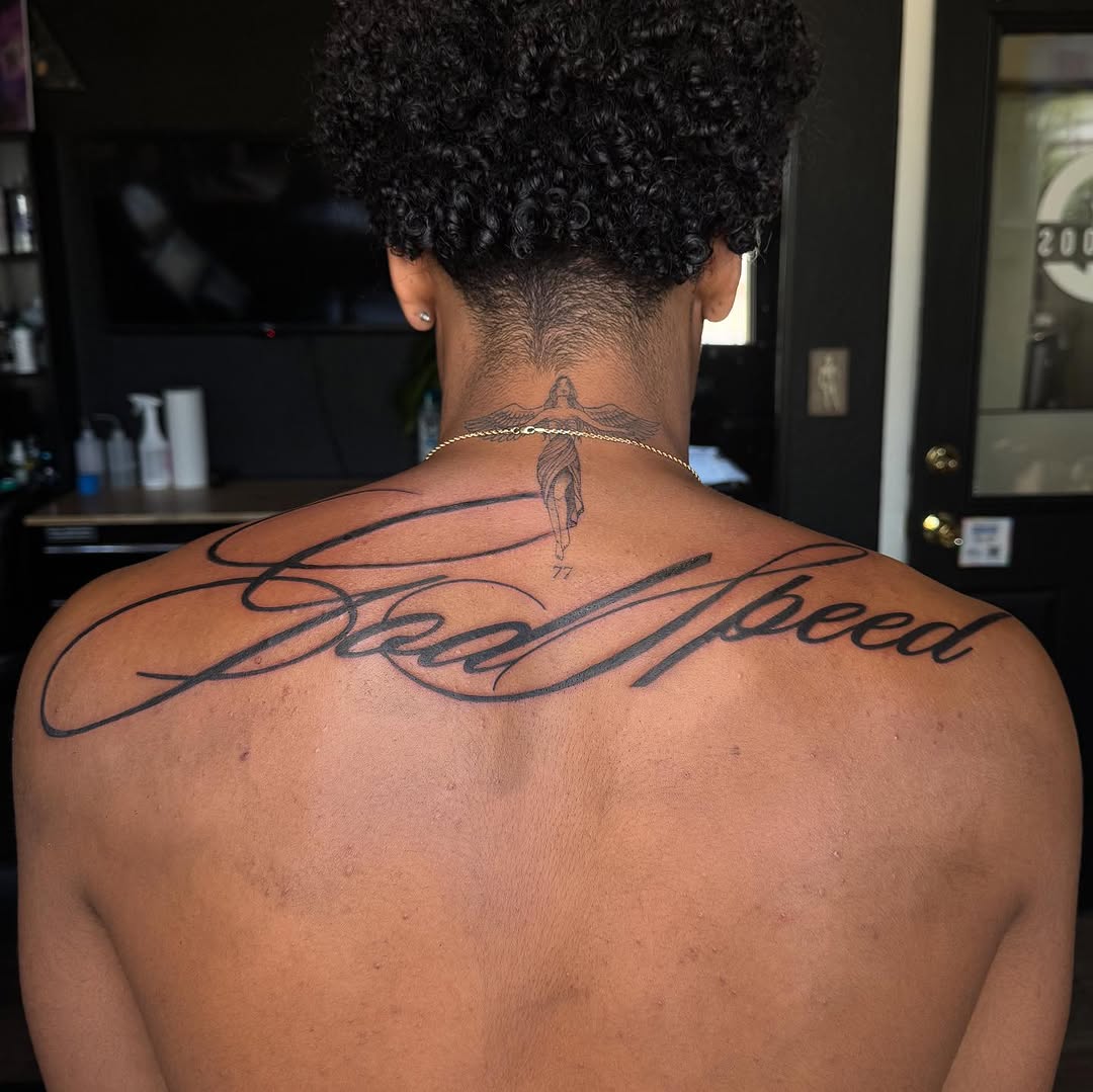 Tattoo by @mikailastattoos — lettering_script