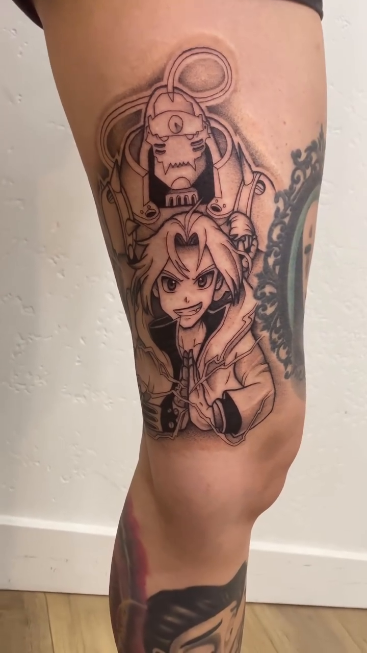 Tattoo by @cody.tatts — anime