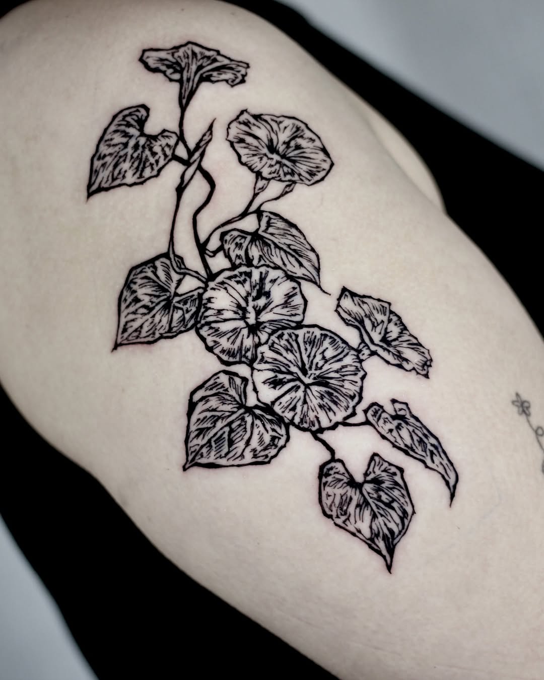 Tattoo by @wren.cavanaugh — illustrative, black_and_grey
