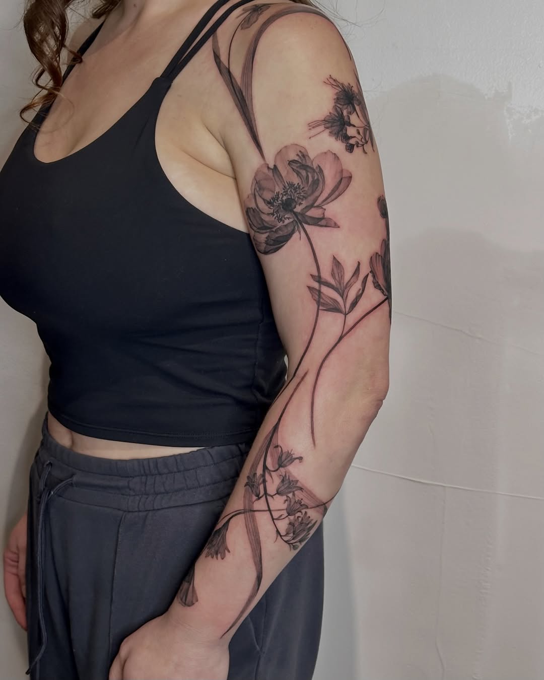 Tattoo by @heeyatattoo — fine_line, black_and_grey