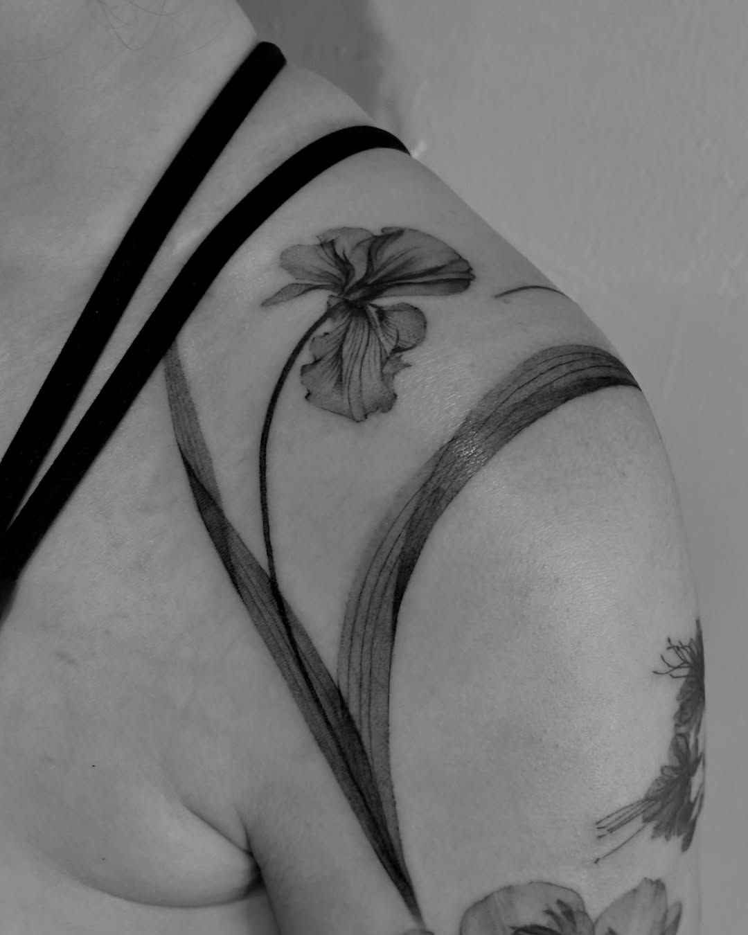 Tattoo by @heeyatattoo — fine_line, black_and_grey