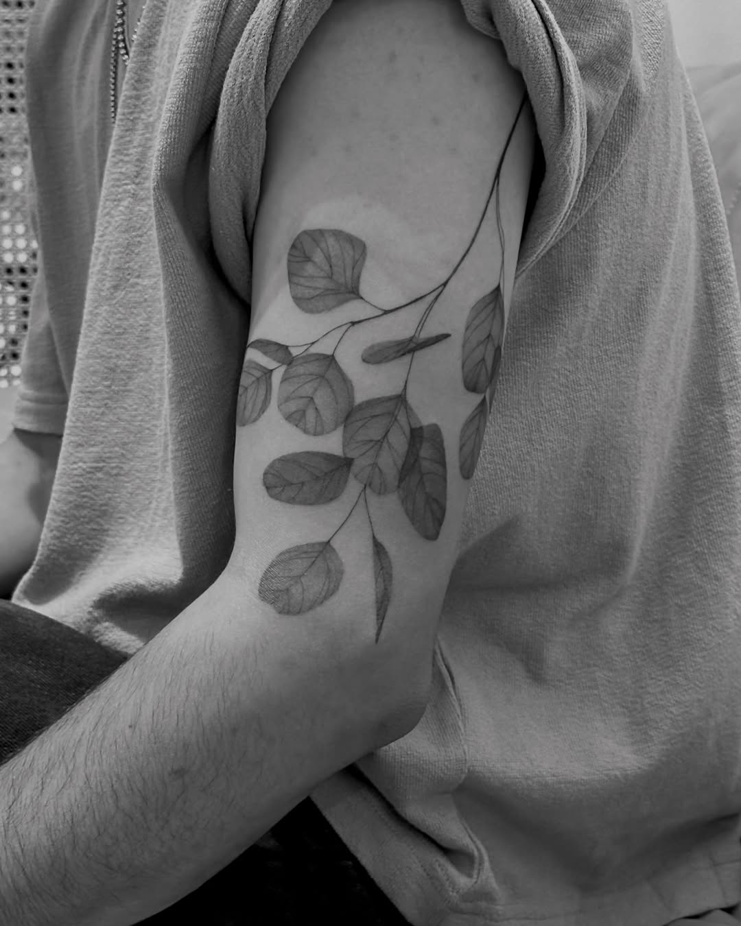 Tattoo by @heeyatattoo — fine_line, black_and_grey
