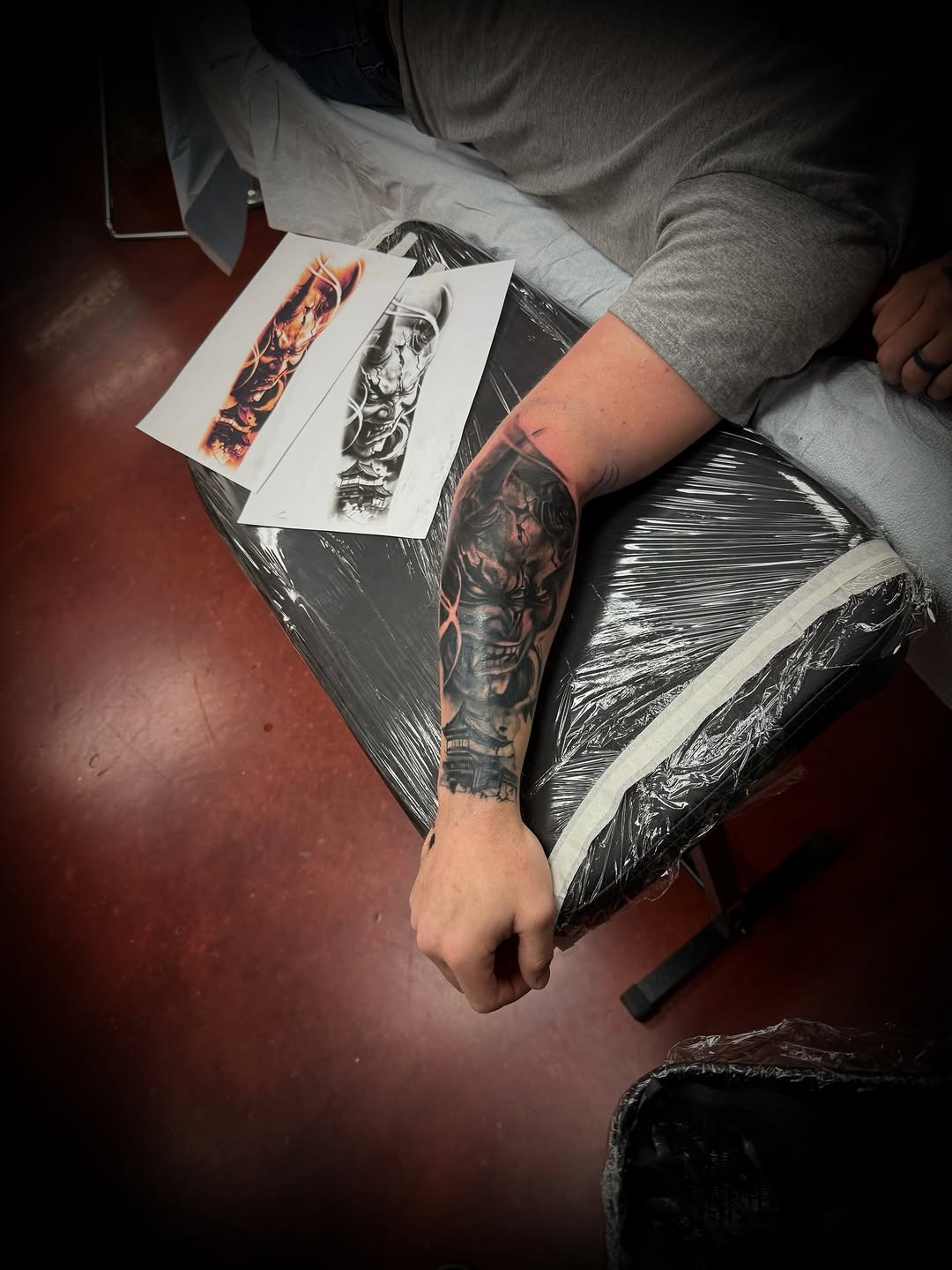 Tattoo by @archangel_artistry — black_and_grey, realism