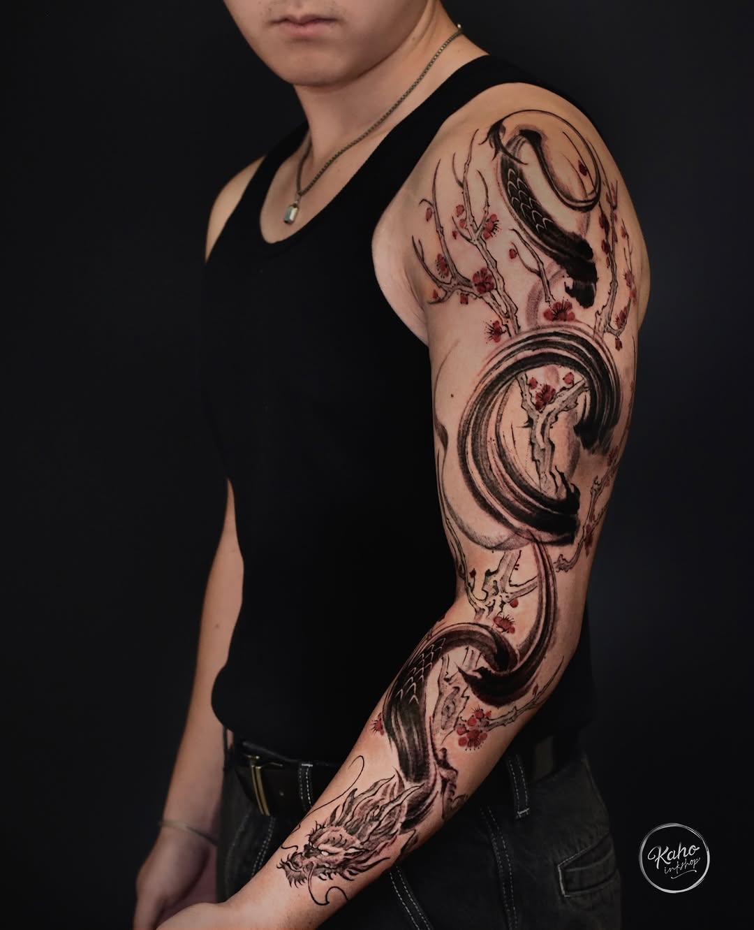 Tattoo by @kahoinkshop — japanese_irezumi, illustrative