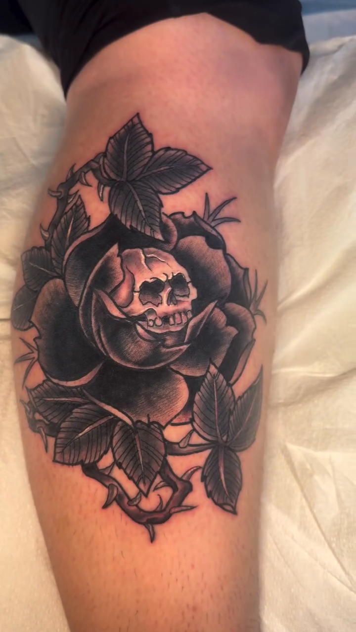 Tattoo by @huk_yuunsk_lang — black_and_grey, realism
